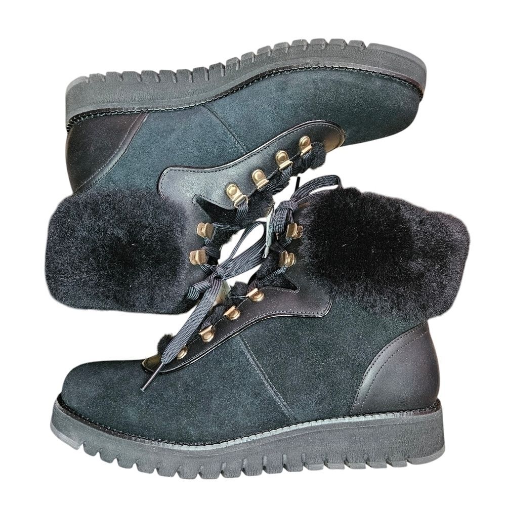 Cole Haan Zerogrand Explorer Upstate Hiker Water Proof Black Sz 8B New In Box